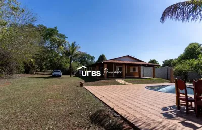 Estância vargem bonita - chácara 3 quartos, sendo 1 suíte