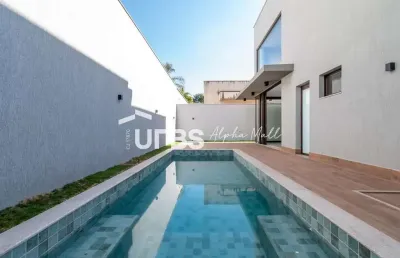 Jardins atenas - casa de condomínio 4 quartos, sendo 4 suítes