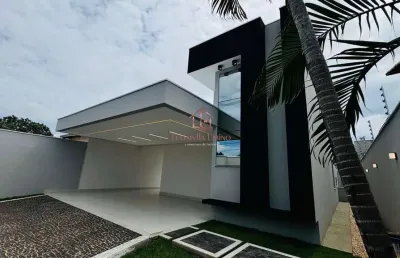 Casa alto padrão na 108 norte com 3 suítes, piscina e escritório