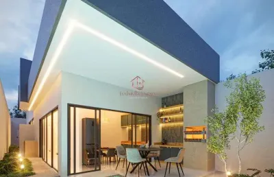 Casa na 505 sul com 3 quartos, piscina, área gourmet