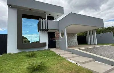 Casa alto padrão no caribe golf, 4 suítes, piscina e lazer completo