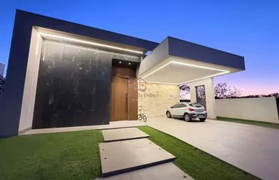 Casa alto padrão com 4 quartos e energia solar no polinésia