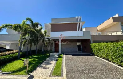 Sobrado mobiliado com 4 suítes e piscina aquecida no aldeia do sol