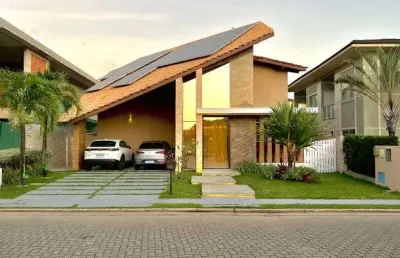 Casa capa de revista à venda no condomínio quintas do lago no eusébio. porteira fechada