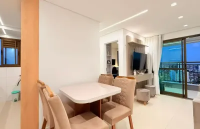 Apartamento com 2 quartos e 2 banheiros projetado no presidente kennedy