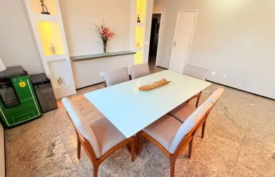 Maravilhoso apartamento com 200m², 3 suítes, dce e 7 vagas de garagem no meireles.