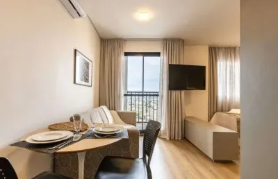 Studio mobiliado já rentabilizando short-stay no centro de curitiba