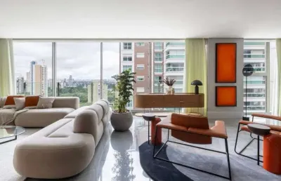Belíssimo apartamento mobiliado e decorado com 3 suítes e 4 vagas no ecoville