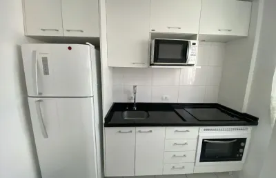 Apartamento mobiliado de 1 quarto e com vaga no centro de curitiba