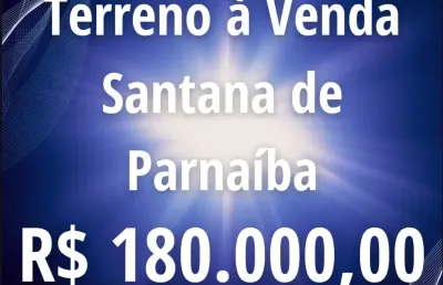 Terreno em santana de parnaíba. pronto para construir