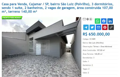 ▅▆█ bela casa no bairro do polvilho em cajamar sp. █▇▅
