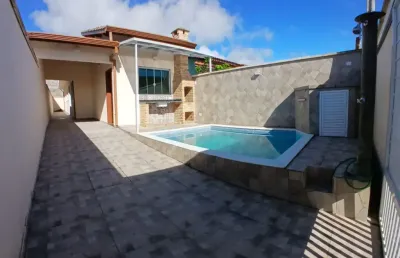 Casa à venda 97m² - 3 quartos (1 suíte) -  cidade nova peruíbe - peruíbe - sp