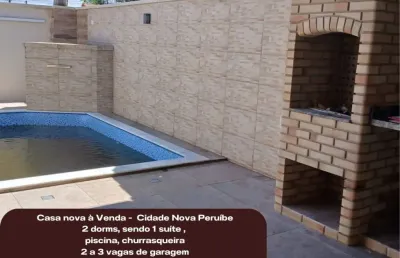 Casa à venda 95m² - 2 quartos (1 suíte) -  cidade nova peruíbe - peruíbe - sp