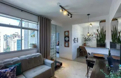 Apartamento à venda, 1 quarto, 1 suíte, 1 vaga, lourdes - belo horizonte/mg