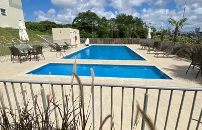 Alugo apartamento com área lazer completa andar alto no portal do sol