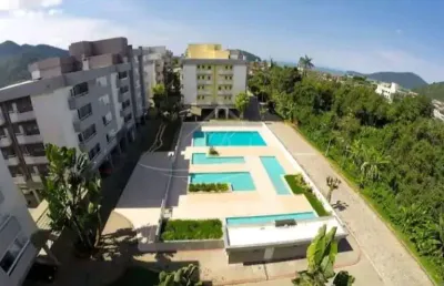 Apartamento 'a venda em condomínio fechado no bairro do pereque-açú, ubatuba/sp