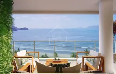 Apartamento para venda frente mar no indaiá em caraguatatuba