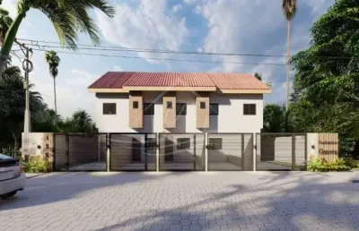 Sobrado em construção com 2 suites bairro porto novo, caraguatatuba/sp