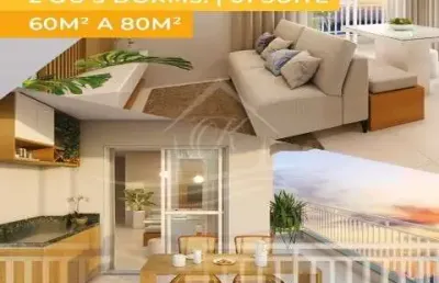 Lançamento apartamento com 2 ou 3 dormitórios sendo 1 suite no porto novo caraguatatuba/sp