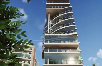 Apartamento alto padrão novo frente mar praia indaiá