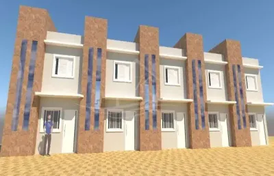 Sobrado novo em condomínio para venda com 02 dormitórios jardim tarumã, caraguatatuba/sp