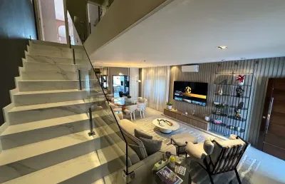 Alto padrão no bairro américa em joinville - 250m² privativos, totalmente mobiliado, decorado, com jacuzzi e rua sem saída