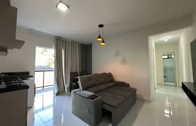 Apartamento semimobiliado no bairro itaum em joinville por r$248.990,00, com 2 dormitórios, sacada com churrasqueira, ótima opção para moradia!