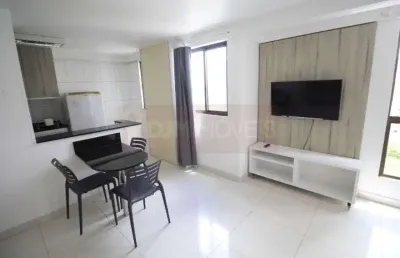 Apartamento de alto padrão com 1 quarto e 1 suíte na madalena, recife-pe: 2 salas, 1 vaga de garagem e 45m² de luxo!