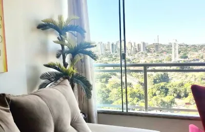 Apartamento à venda no residencial lourenzzo del parco, 74,94m2 - 3 quartos (1 suíte)- parque amazonia-goiania- go