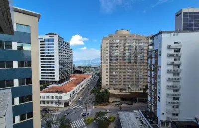 Apartamento com vista mar- sacada com churrasqueira