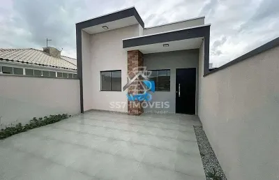 Casa térrea com 2 quartos em primavera - pontal do paraná