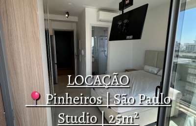 Studio mobiliado num dos melhores locais de pinheiros, perto de tudo!