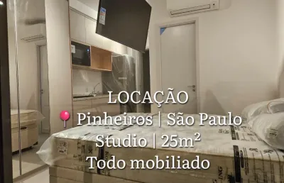 Kitnet / Stúdio para alugar na Rua Alves Guimarães, 287, Pinheiros, São Paulo