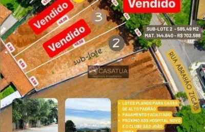 Terreno à venda, 585m² por r$ 703.000,00 - barro vila santista - atibaia/sp