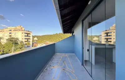 Apartamento mobiliado com 1 dormitório e sacada no bairro velha