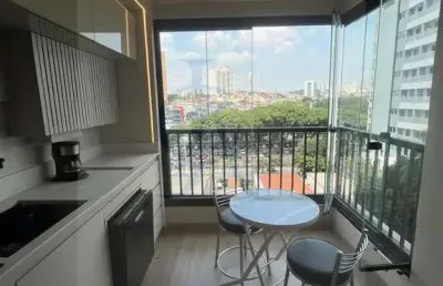 Apartamento 1 dormitório bela vista, totalmente mobiliado