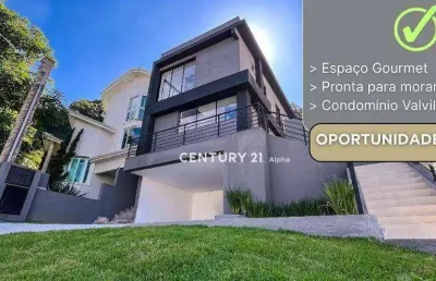 Casa com 4 dormitórios à venda, 280 m² por r$ 2.300.000,00 - valville 1 - santana de parnaíba/sp