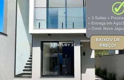 Casa com 3 dormitórios à venda, 100 m² por r$ 990.000,00 - nova jaguari - santana de parnaíba/sp