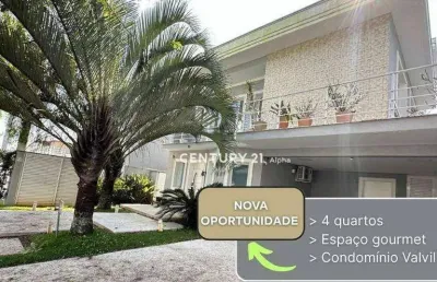 Casa com 4 dormitórios, 350 m² - venda por r$ 2.550.000,00 ou aluguel por r$ 14.900,00/mês - valville 1 - santana de parnaíba/sp