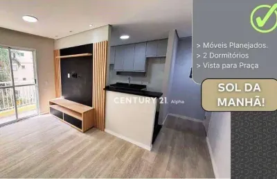 Apartamento com 2 dormitórios à venda, 60 m² por r$ 419.000,00 - jardim tupanci - barueri/sp