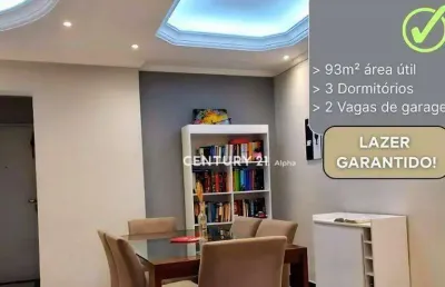 Apartamento com 3 quartos e lazer completo em av santo antonio*
