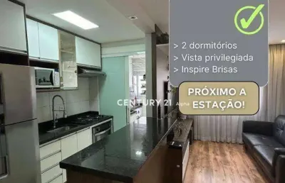 Apartamento com 2 dormitórios à venda, 51 m² por r$ 449.000 - condomínio inspire brisas - barueri/sp