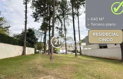 Terreno à venda, 640 m² por r$ 2.200.000,00 - residencial dez (alphaville) - santana de parnaíba/sp