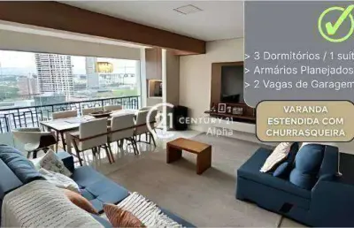 Apartamento com 3 dormitórios para alugar, 107 m² por r$ 10.004/mês - condomínio alpha park  - alphaville - barueri/sp
