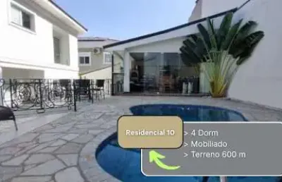 Casa com 4 dormitórios para alugar, 600 m² por r$ 26.020,00/mês -  alphaville - santana de parnaíba/sp