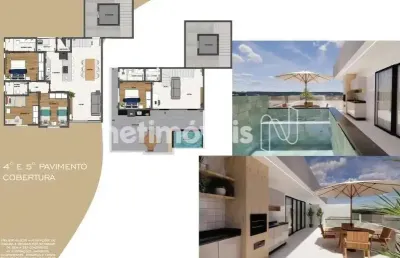 Apartamento com 2 quartos à venda em Indaiá, Belo Horizonte 