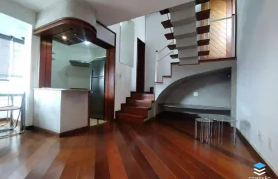 Apartamento 01 quarto duplex mobiliado 01 vaga de garagem próximo a praça da assembleia e diamond