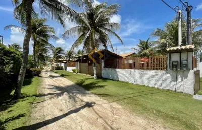Casa de praia para venda em beberibe, praia das fontes, 3 dormitórios, 1 suíte, 1 banheiro, 10 vagas
