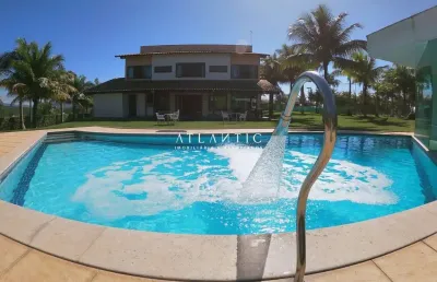Casa mansão com 5 quartos suítes à venda, 696 m² - ipiranga - guarapari/es