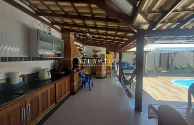 Casa com 4 dormitórios à venda, 280 m² - interlagos - vila velha/es